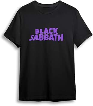 Amazon.com: Black Sabbath T Shirt Classic Wavy Vintage Band